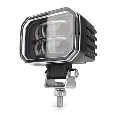 10V - 80V światło w czerwonej strefie 30W LED światła bezpieczeństwa dla wózków widłowych z uchwytem ze stali nierdzewnej