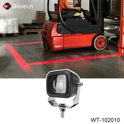 10V - 80V widłowiec w czerwonej strefie światła 10W niebieskie światła widłowiec z aluminiowym obudową