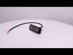 WT-TC10912-2 Boczna lampa błyskowa 12V - 24V LED - Światła ostrzegawcze stroboskopowe IP67 - Światło stroboskopowe do pojazdów