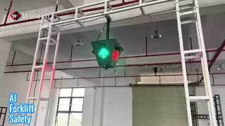 Światło bezpieczeństwa wózka widłowego AI zwiększa wydajność magazynu