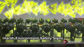 Projektor LED Gobo 240W Znaki bezpieczeństwa IP65